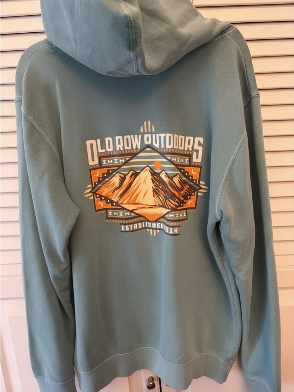 OLD ROW OUTDOORS SW MOUNTAIN PIGMENT DYED PREMIUM HOODIE Sage Green